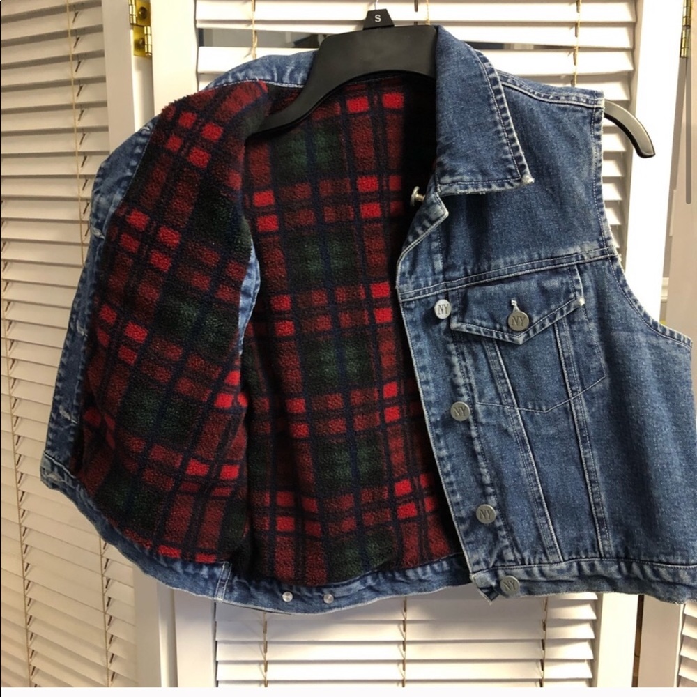 vintage reversible vest
